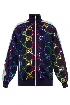 Sequinned-logo sweatshirt, zdjęcie 1 Sequinned-logo sweatshirt od Gucci